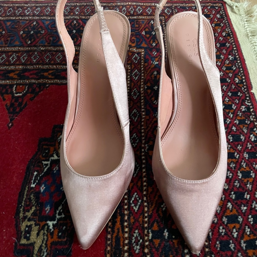 Pale pink ASOS Slingbacks